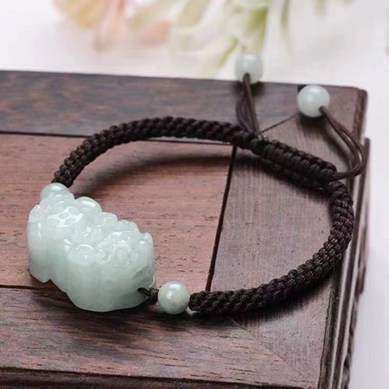 Jewelry & Watches Spółka Z Ograniczoną Odpowiedzialnością - Natuurlijke Jadeiet A-klasse Pixiu Armband voor