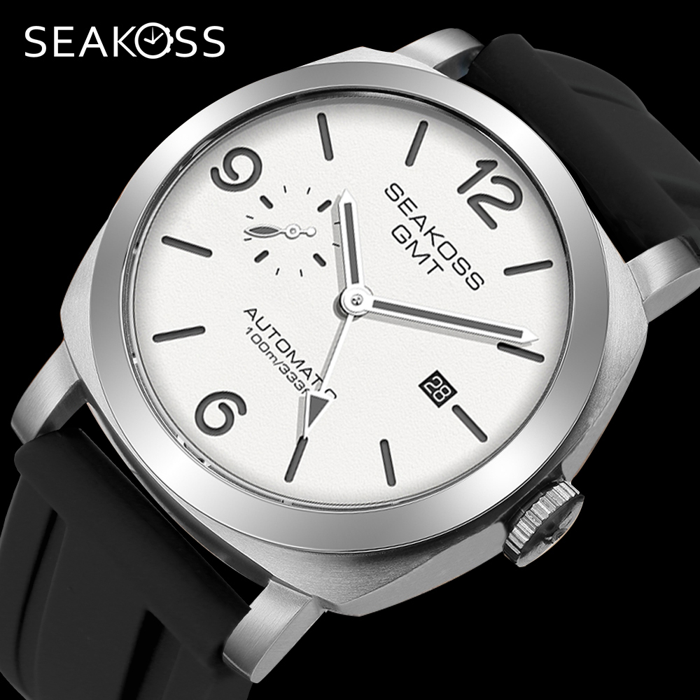 Seiko Watch Prospex - SEAKOSS 10Bar GMT Duiken Automatisch Mechanisch