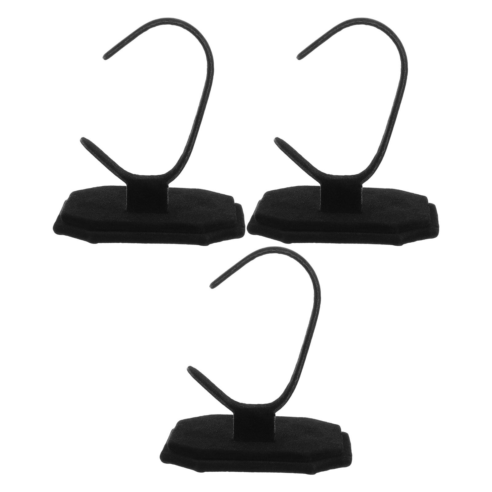 Watches Jewelry Holder - 3-delige horlogestandaard, zachte C-vormige sieraden- en