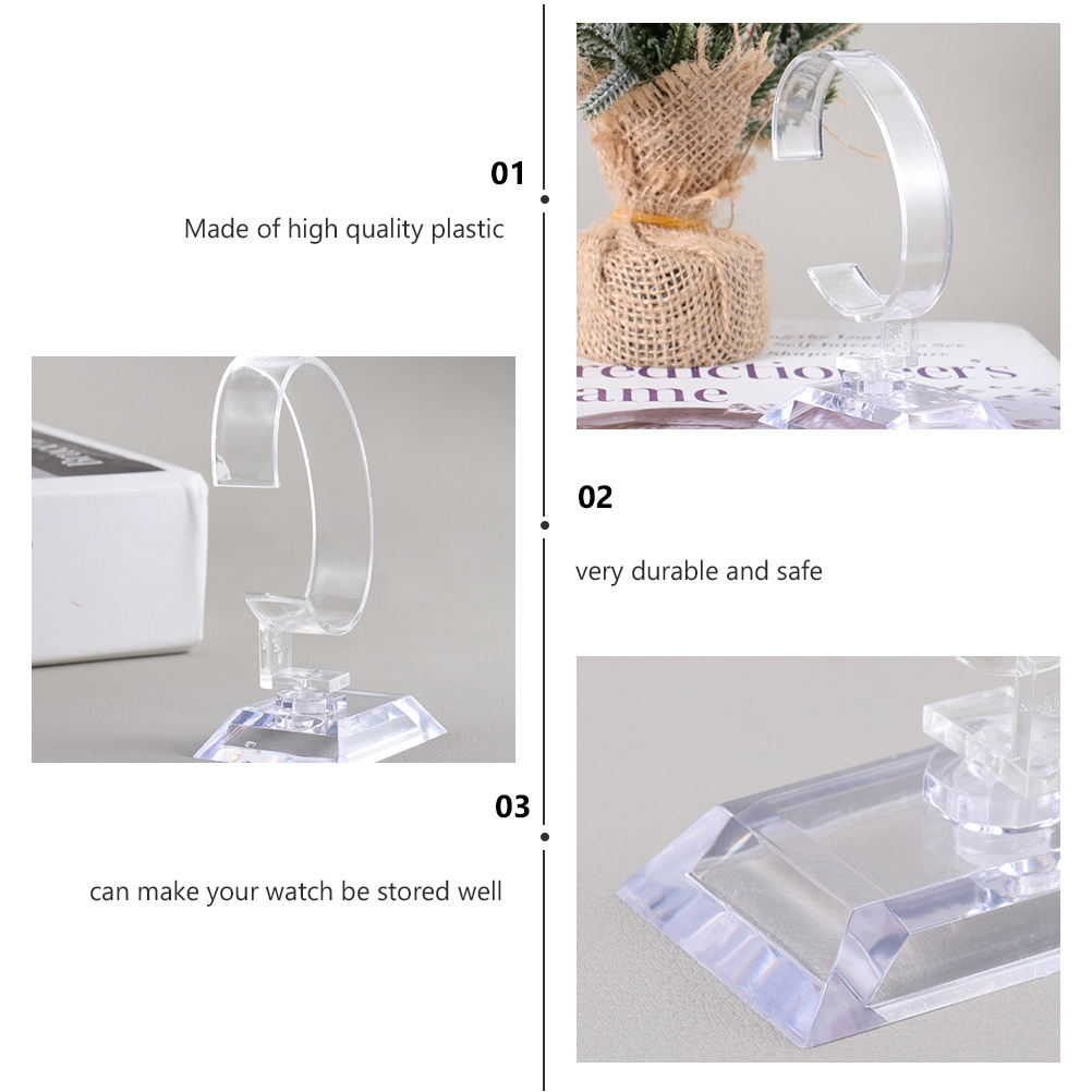 Watches Jewelry Holder - 6 stuks acryl horloge-displaystandaard antislip stabiele