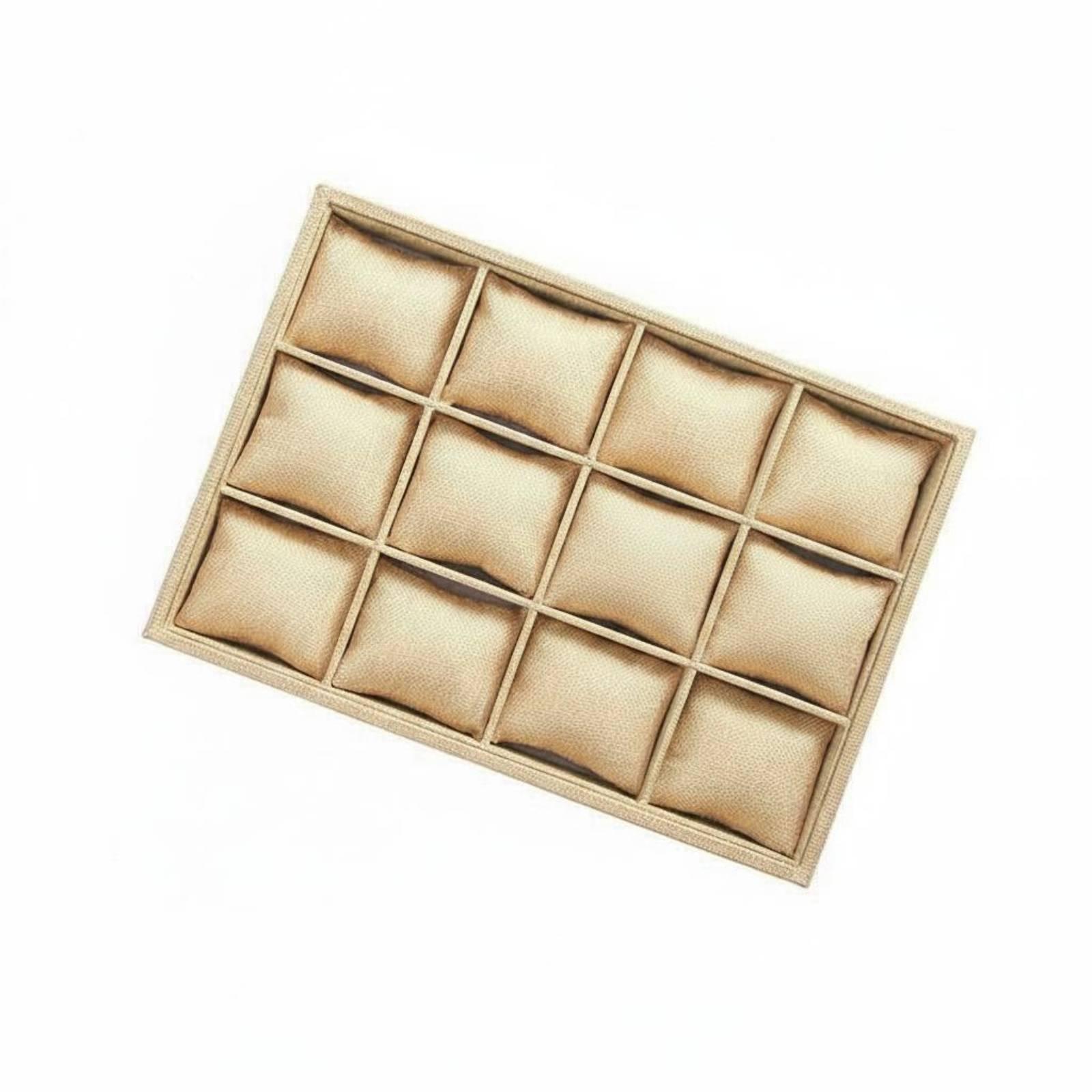 Watches Jewelry Holder - Stoffen sieradenhouder met open bovenkant, horloge-displaybak,