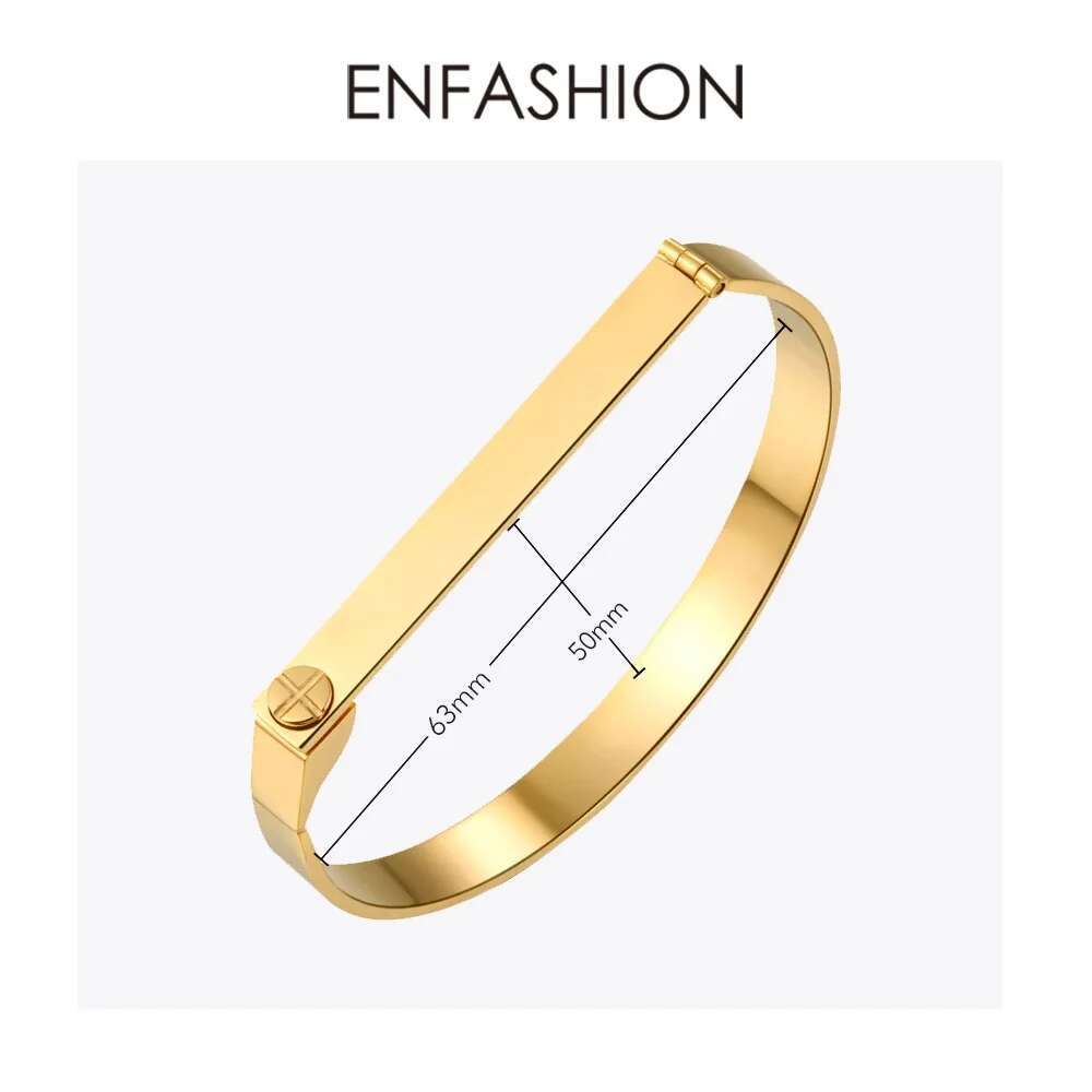 Enfashion Gepersonaliseerde Ge - Cuff Bangle Bracelet recensie en prijs