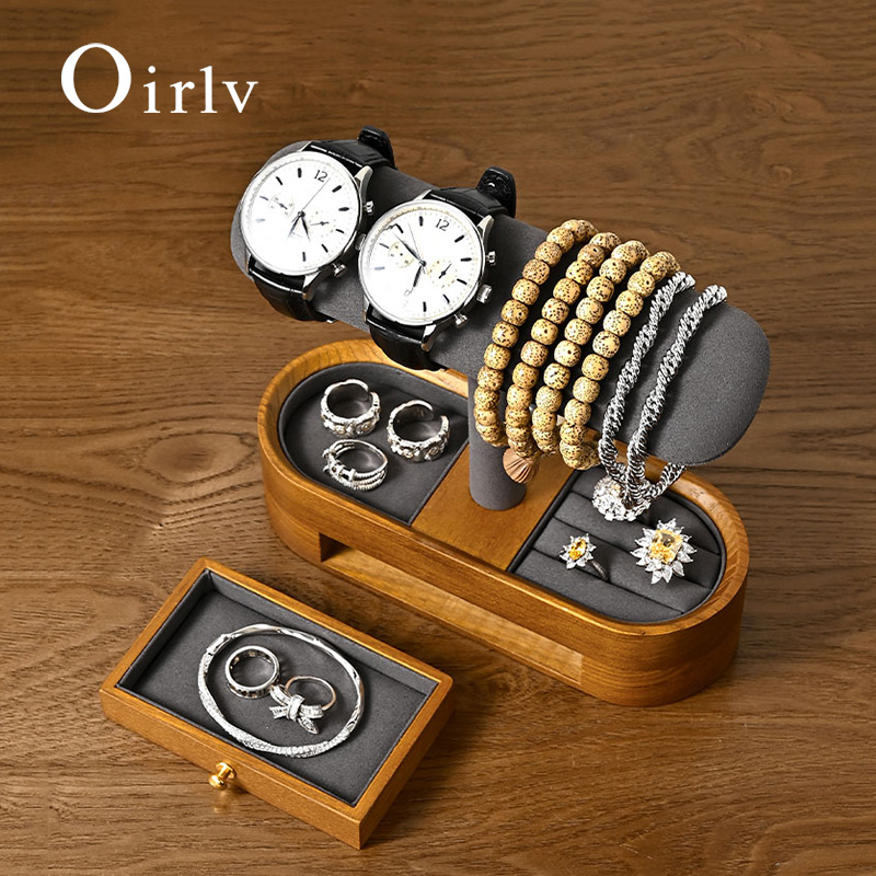 Oirlv Massief Houten Horloge O - Watches Jewelry Holder recensie en prijs