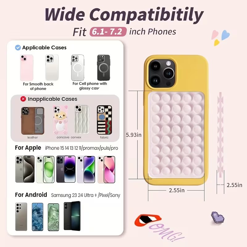 2-pack siliconen telefoonhoude - Watches & Jewelry Repair Center recensie en prijs