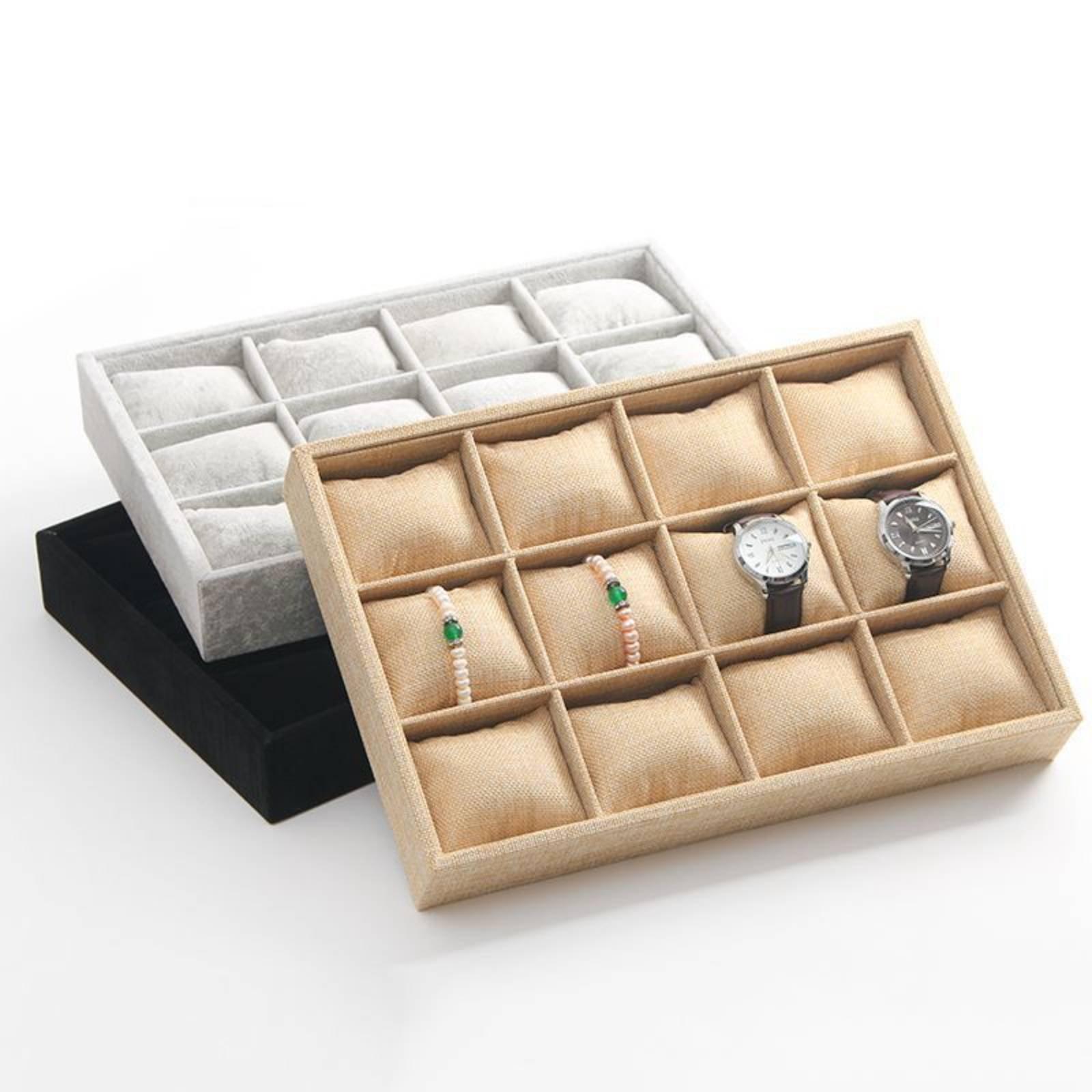Linnen Stoffen Sieradenhouder  - Watches Jewelry Holder recensie en prijs