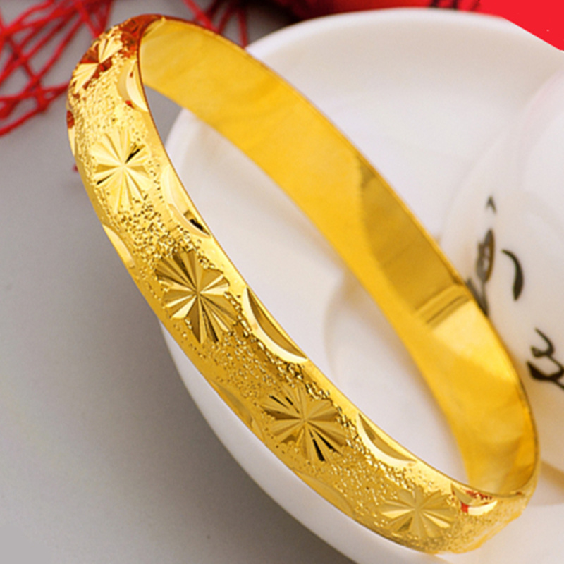 Umq 24K Gouden Armband 999 Vol - Cuff Bangle Bracelet recensie en prijs