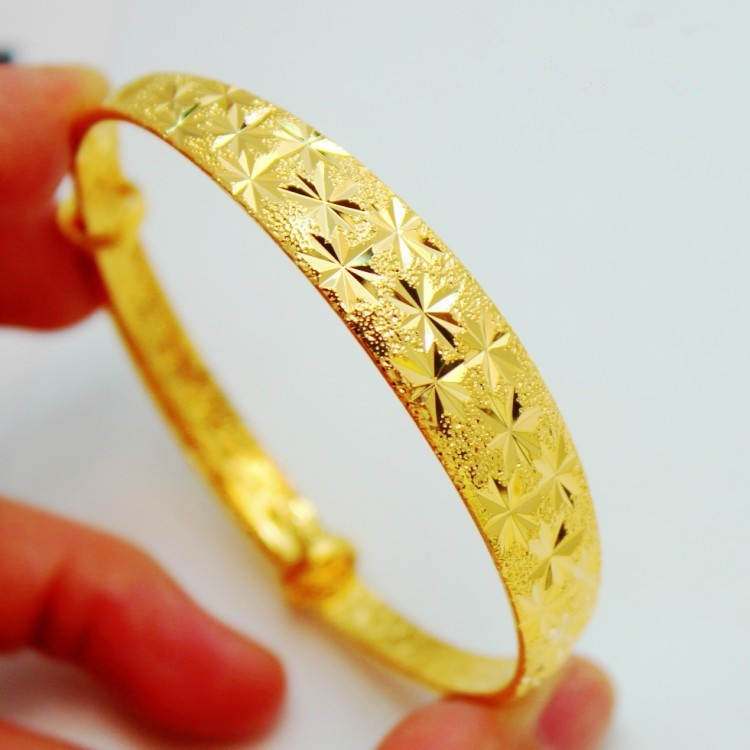 Umq 24K Gouden Armband 999 Vol - Cuff Bangle Bracelet recensie en prijs