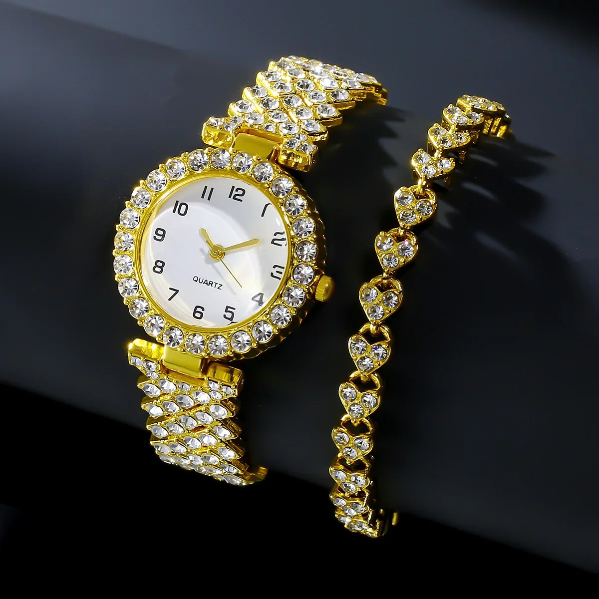 1 stks/2 stks Luxe Mode Vrouwe - Jewelry Watches For Ladies recensie en prijs