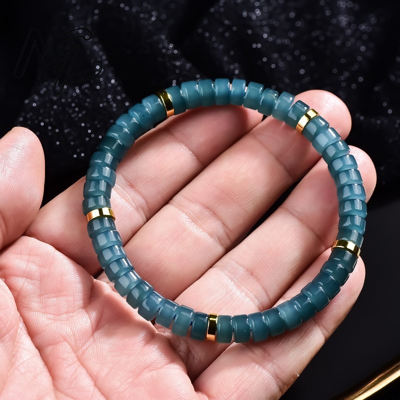Natuurlijke Jadeïet Blauw Wate - Jewelry & Watches Spółka Z Ograniczoną Odpowiedzialnością recensie en prijs