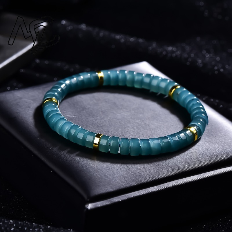 Natuurlijke Jadeïet Blauw Wate - Jewelry & Watches Spółka Z Ograniczoną Odpowiedzialnością recensie en prijs