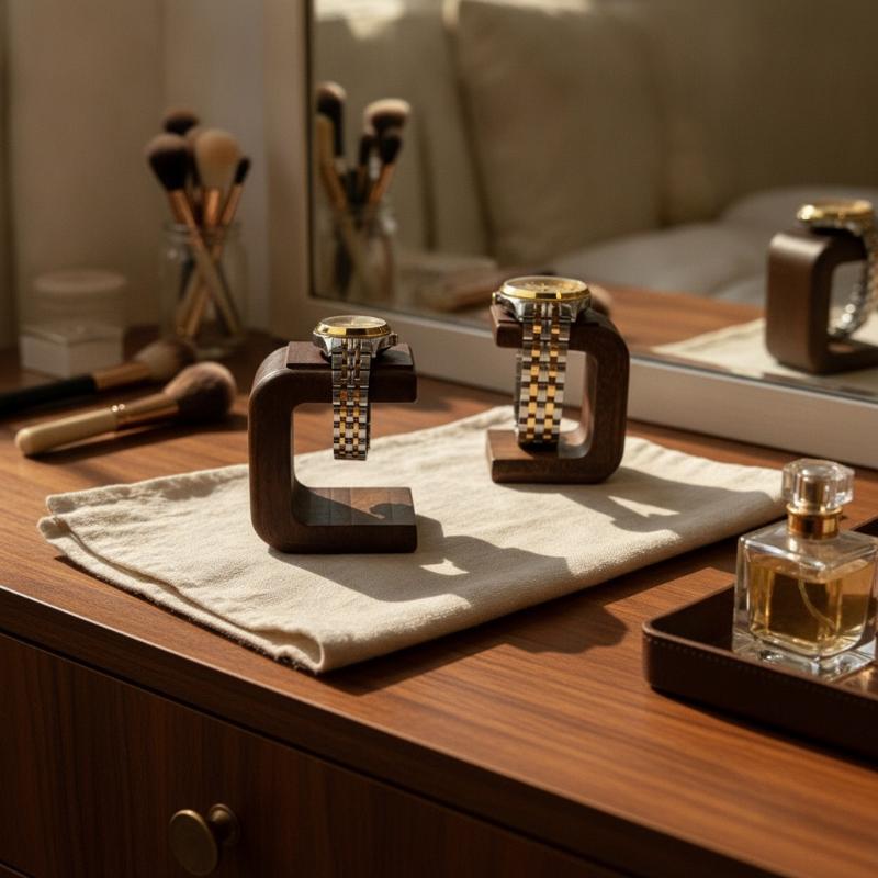 Decoratieve massief houten hor - Watches Jewelry Holder recensie en prijs