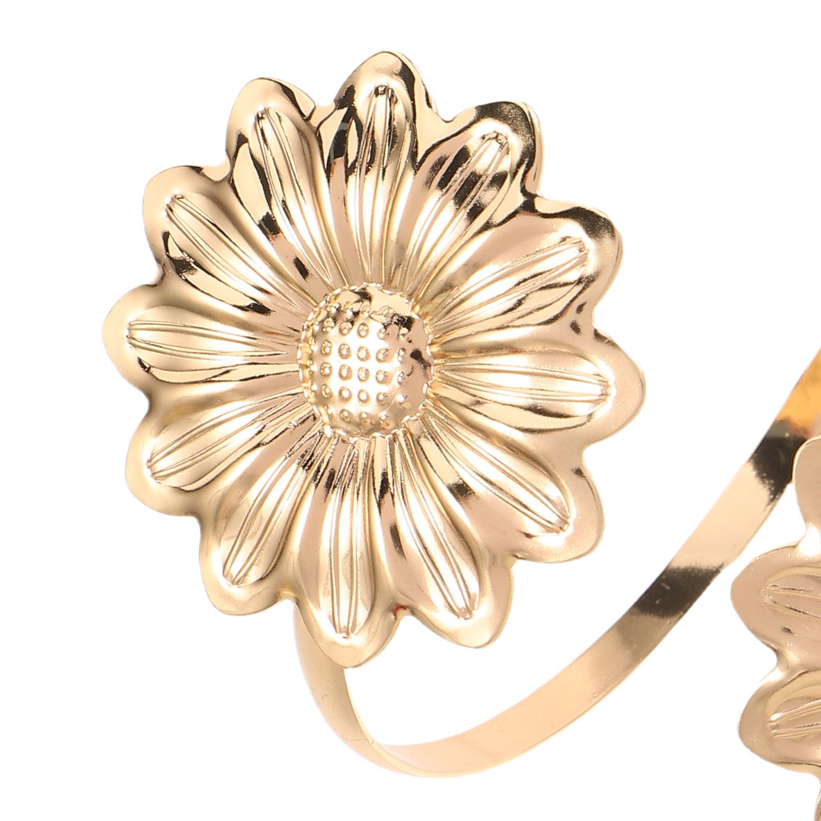2 stuks metalen zonnebloem arm - Cuff Bangle Bracelet recensie en prijs
