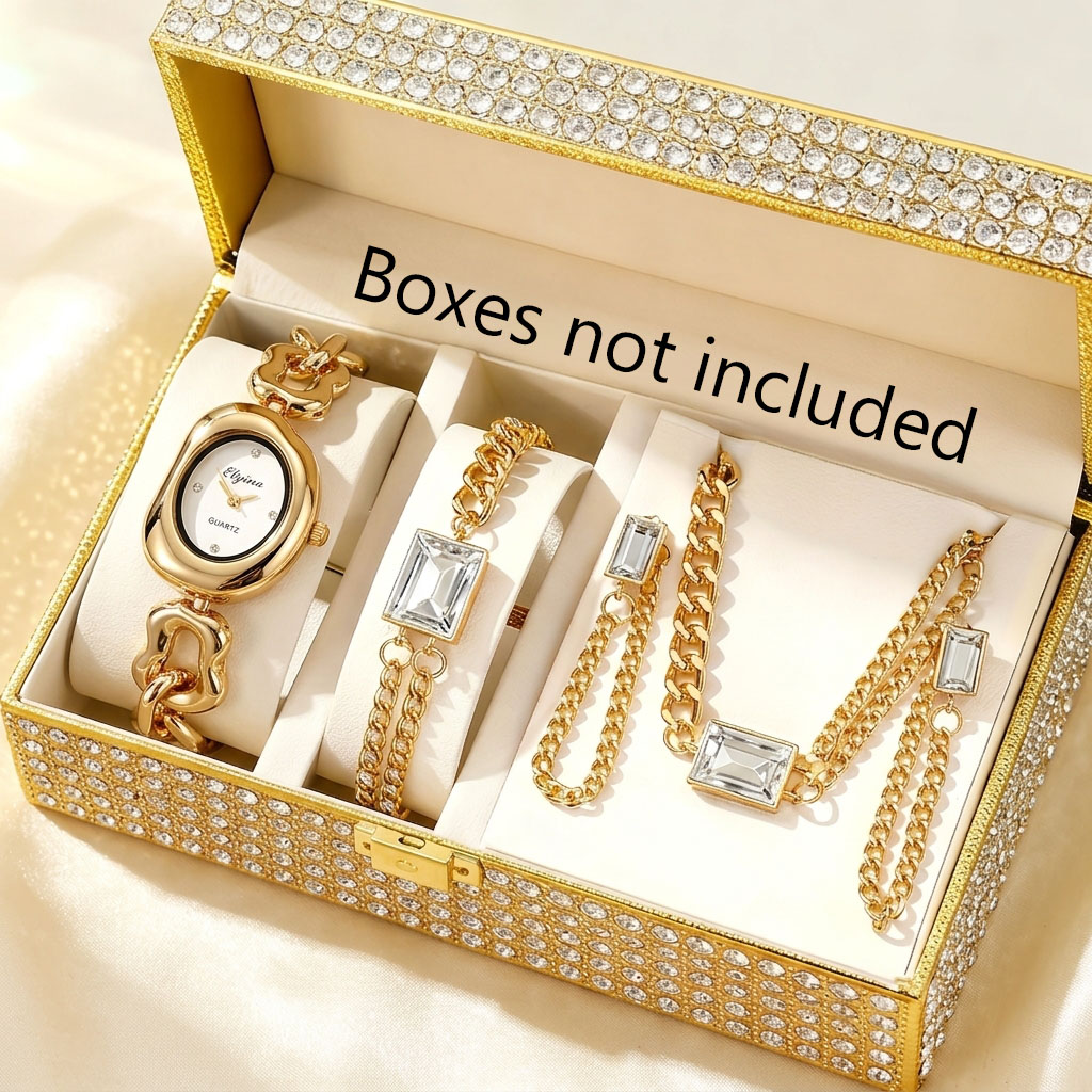 5-delige modieuze dameshorloge - Jewelry Watches For Ladies recensie en prijs