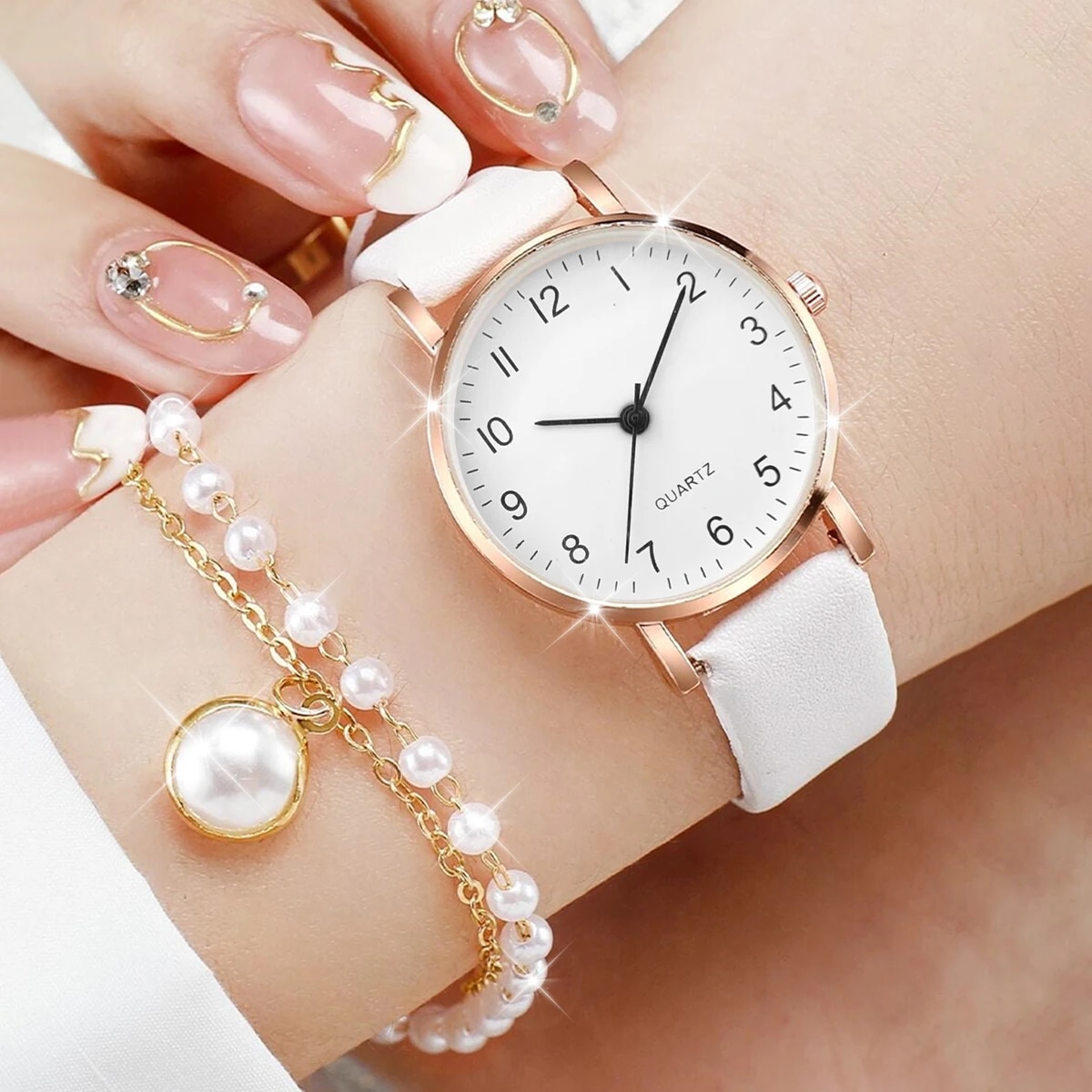 Vrouwen Rose Gold Parel Sierad - Jewelry Watches For Ladies recensie en prijs